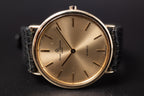 BAUME & MERCIER Riviera Ref. 95143 Solid 14k Gold Thin Quartz Watch W/ Box