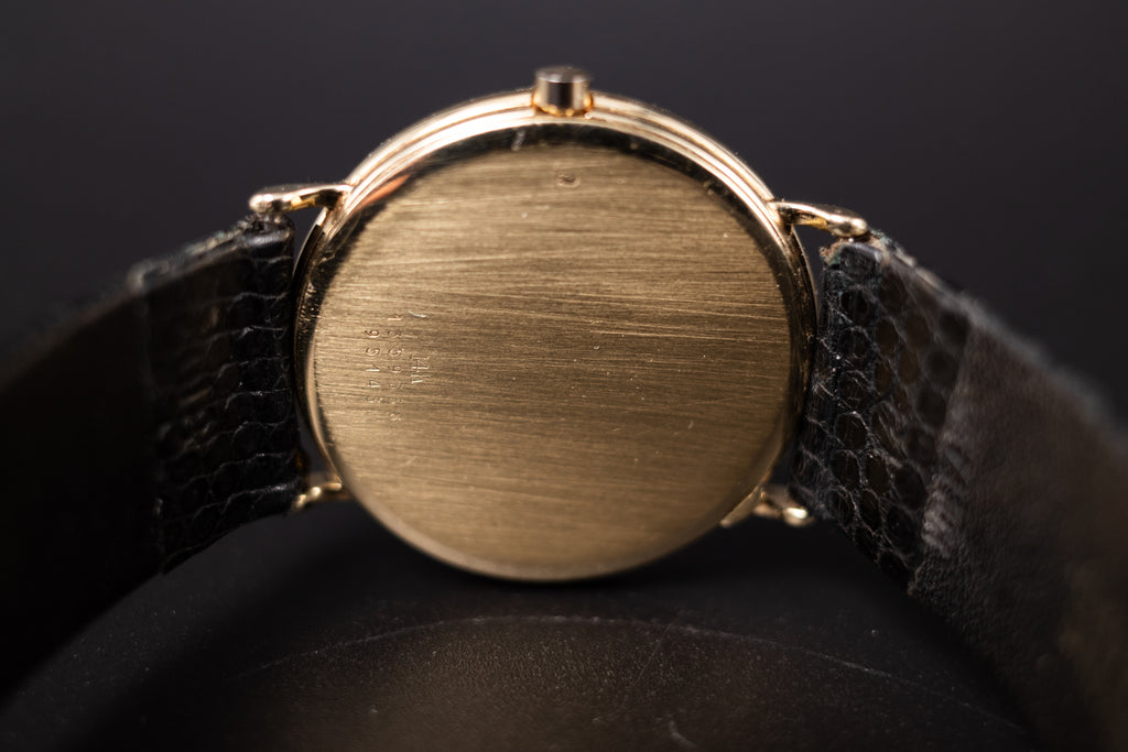 BAUME & MERCIER Riviera Ref. 95143 Solid 14k Gold Thin Quartz Watch W/ Box