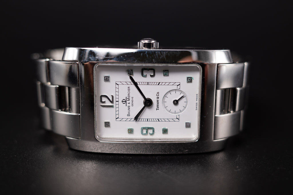 Baume & Mercier Hampton White Unisex Watch Tiffany signed dial - MV045139