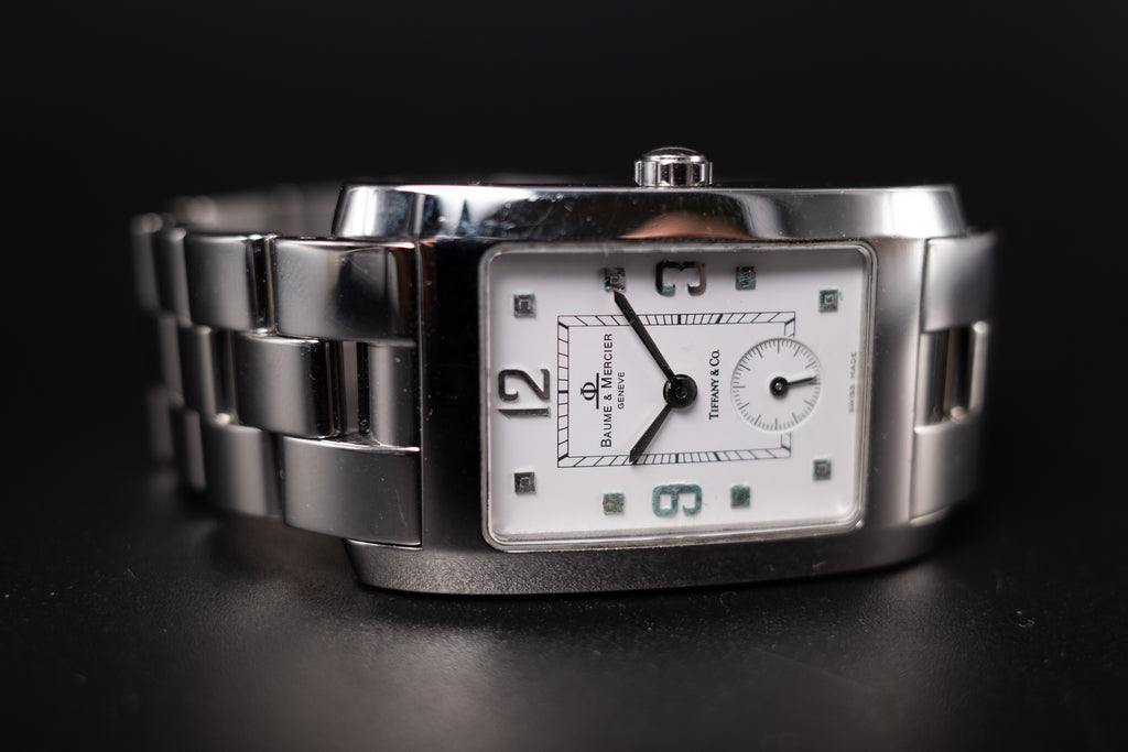 Baume & Mercier Hampton White Unisex Watch Tiffany signed dial - MV045139