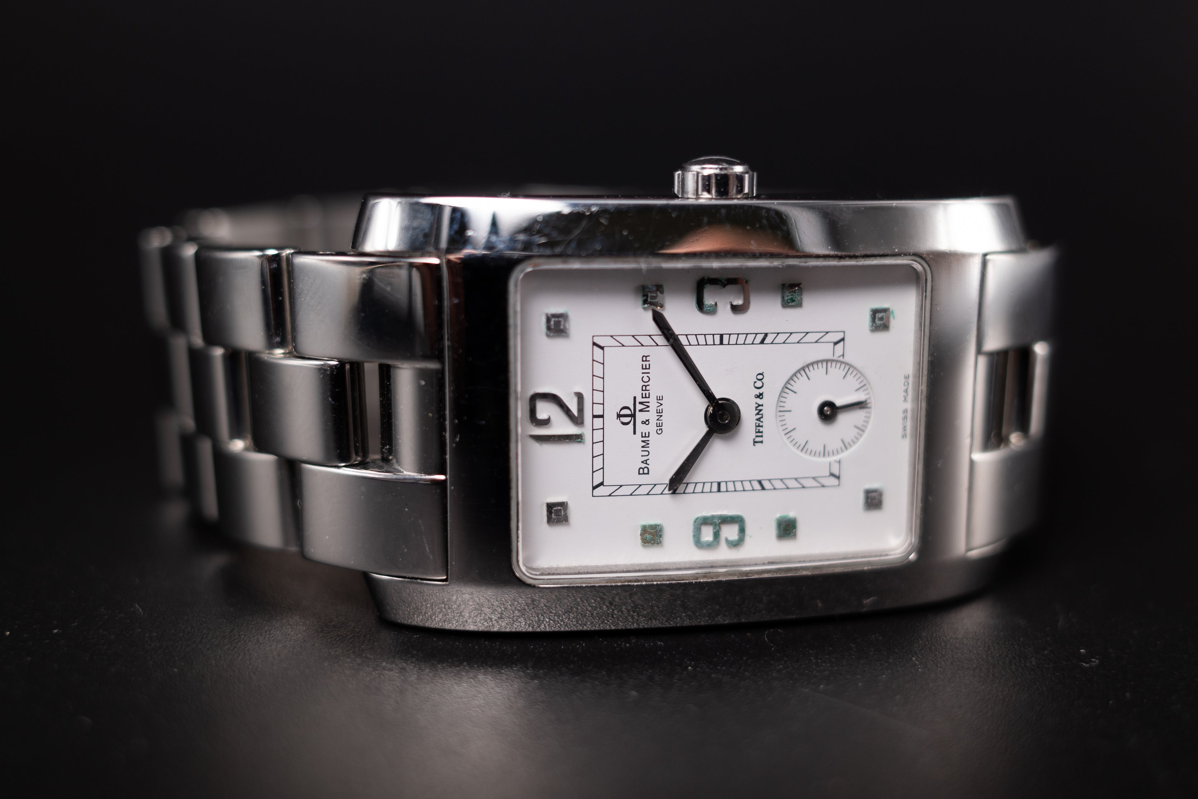 Baume & Mercier Hampton White Unisex Watch Tiffany signed dial - MV045139