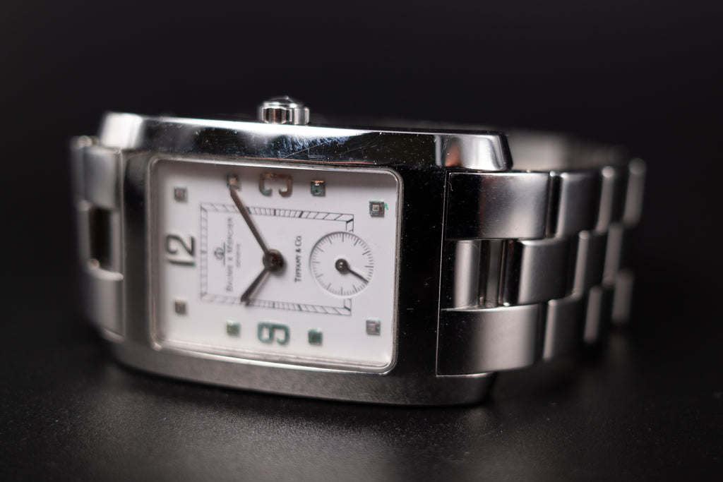 Baume & Mercier Hampton White Unisex Watch Tiffany signed dial - MV045139