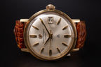 Vintage Girard Perregaux Gyromatic 39 Jewels 18KYG Mens Wrist Watch