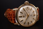 Vintage Girard Perregaux Gyromatic 39 Jewels 18KYG Mens Wrist Watch