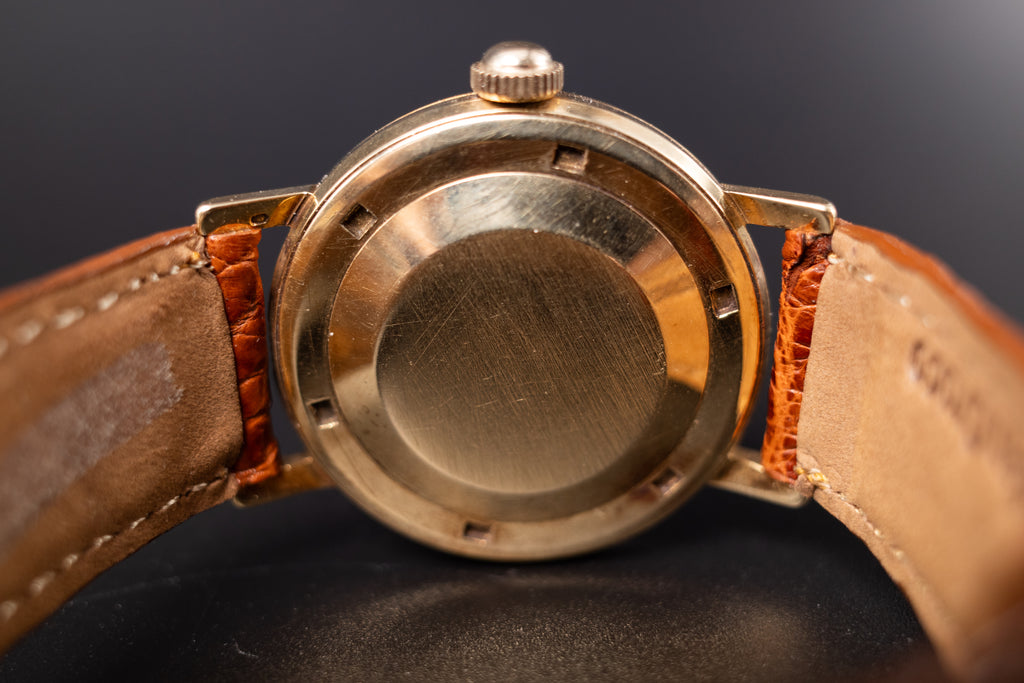 Vintage Girard Perregaux Gyromatic 39 Jewels 18KYG Mens Wrist Watch