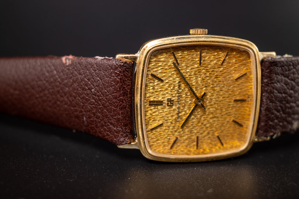 Vintage Girard-Perregaux 18KYG Mens Wrist Watch