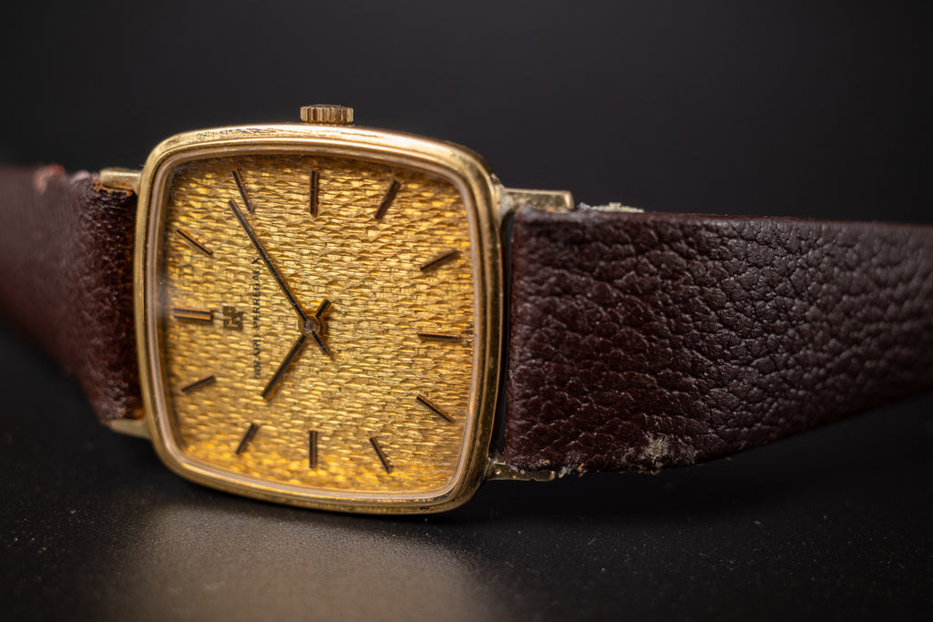 Vintage Girard-Perregaux 18KYG Mens Wrist Watch