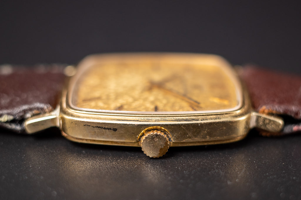 Vintage Girard-Perregaux 18KYG Mens Wrist Watch