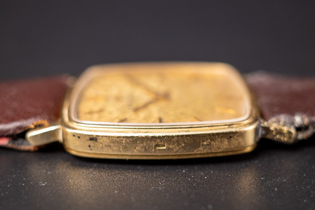 Vintage Girard-Perregaux 18KYG Mens Wrist Watch