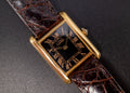 Vintage Must De Cartier Tank Style Ladies Wrist Watch Manual Winding