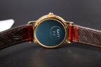 Excellent Hattori 1881 Ref. "4J80-0130 R 1" Seiko 18KYG Mens Wrist Watch MINT