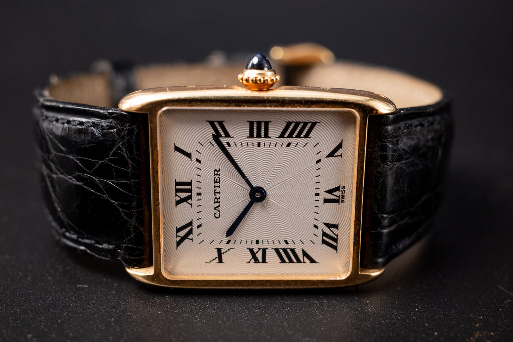 Cartier Tank Arrondie 896041 18KYG Mechanical Unisex Wrist Watch