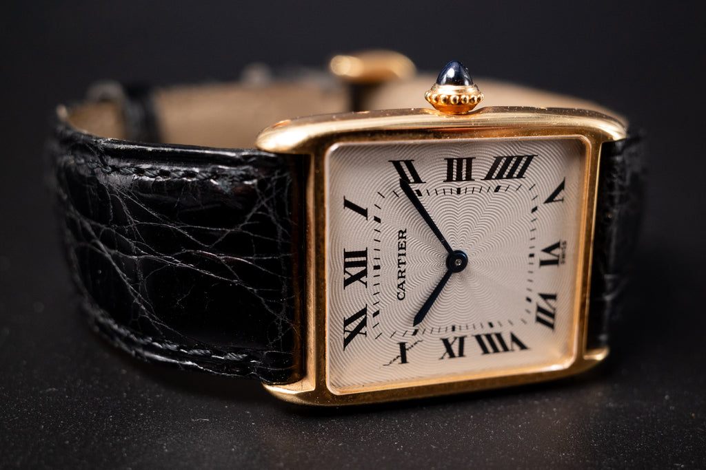 Cartier Tank Arrondie 896041 18KYG Mechanical Unisex Wrist Watch