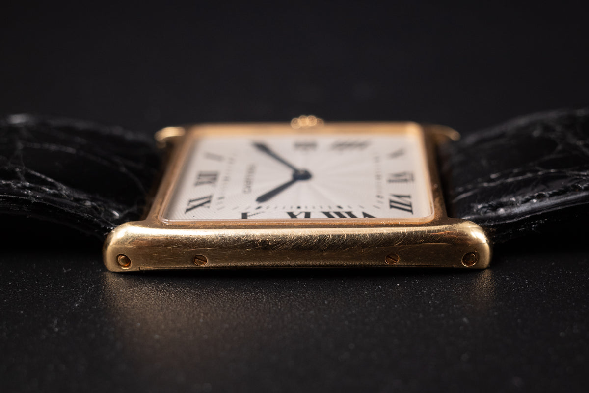 Cartier Tank Arrondie 896041 18KYG Mechanical Unisex Wrist Watch
