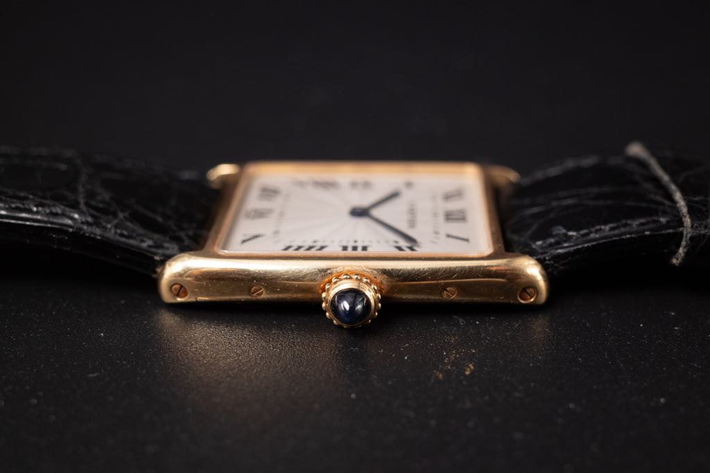 Cartier Tank Arrondie 896041 18KYG Mechanical Unisex Wrist Watch