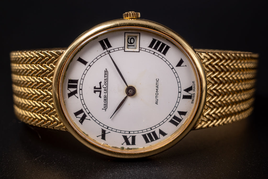 Jaeger-LeCoultre Ellipse Cream Men's Watch - 5002 21 18KYG Mint Condition