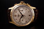 Vintage Longines FlyBack 5967 30CH Chronograph Wrist Watch W/ Box+Archives Paper