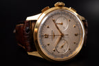 Vintage Longines FlyBack 5967 30CH Chronograph Wrist Watch W/ Box+Archives Paper