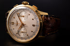 Vintage Longines FlyBack 5967 30CH Chronograph Wrist Watch W/ Box+Archives Paper