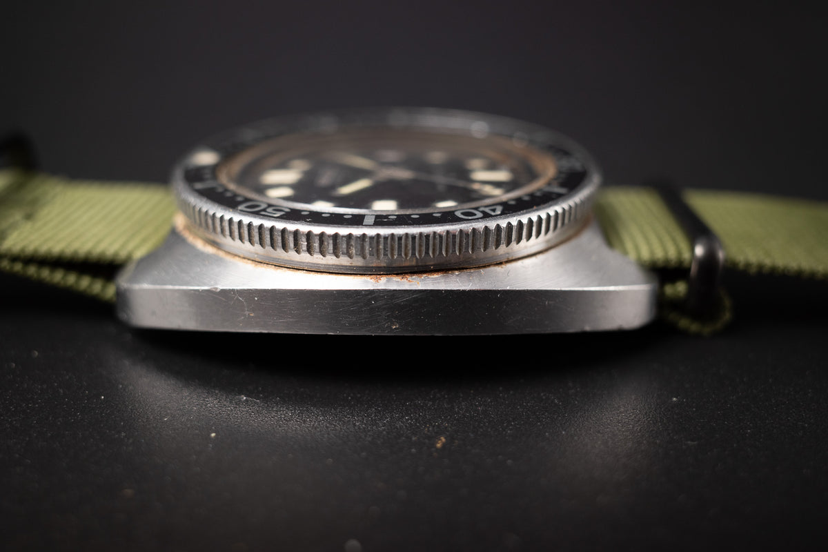 Vintage Seiko Diver Automatic 6105-8000 Mens Wrist Watch Rare Working Well