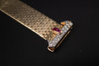 Movado Diamond Ruby Ladies Cocktail Watch 14K Gold Manual Wind