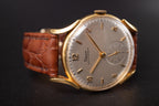 Vintage 18KYG Glycine Bienne Geneve Mens Wrist Watch