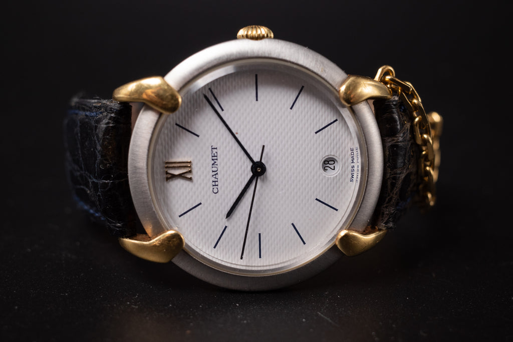 Chaumet 18k and stainless 224411 Mens Dress Wrist Watch from the 2000's