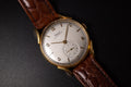 Vintage 18KYG Glycine Bienne Geneve Mens Wrist Watch