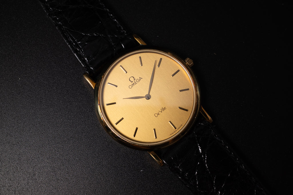 NEW OLD STOCK Omega De Ville 18K YG Unisex Wrist Watch