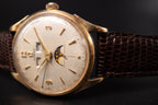 Beautiful Vintage Omega Cosmic Moonphase Triple Date Calendar Watch Ref 2606-4