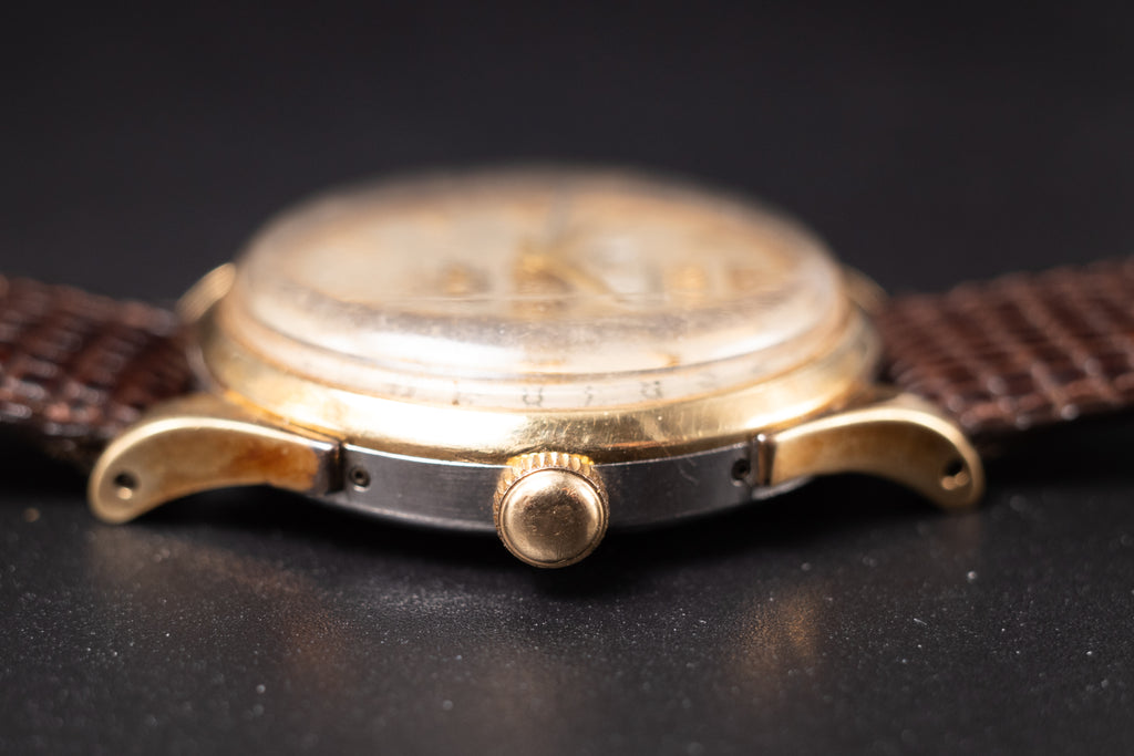 Beautiful Vintage Omega Cosmic Moonphase Triple Date Calendar Watch Ref 2606-4