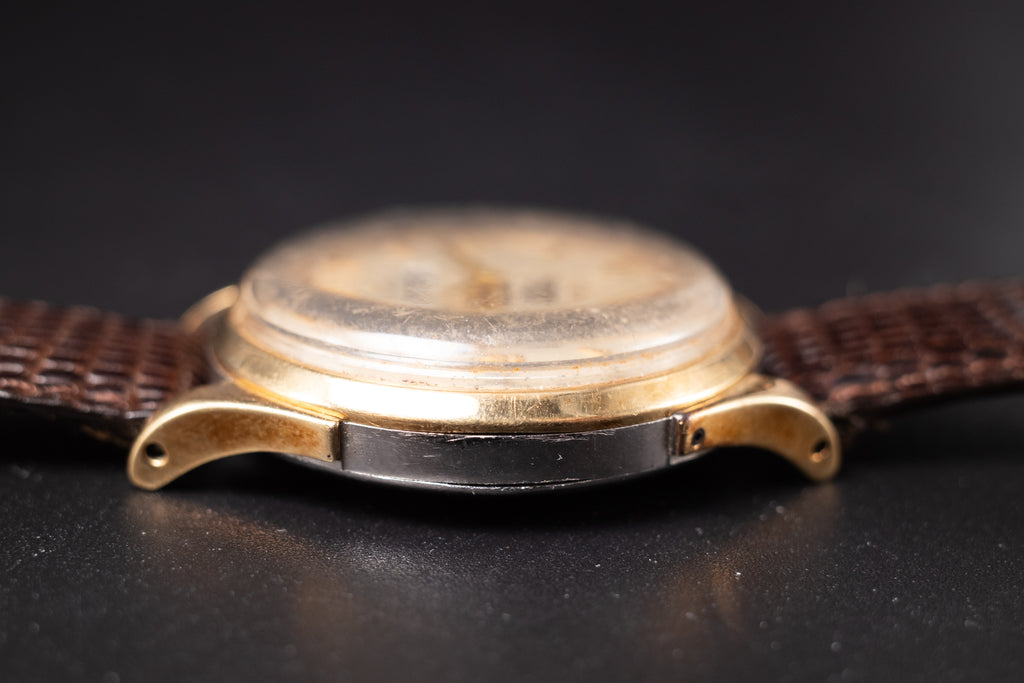 Beautiful Vintage Omega Cosmic Moonphase Triple Date Calendar Watch Ref 2606-4
