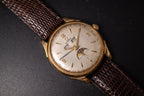 Beautiful Vintage Omega Cosmic Moonphase Triple Date Calendar Watch Ref 2606-4
