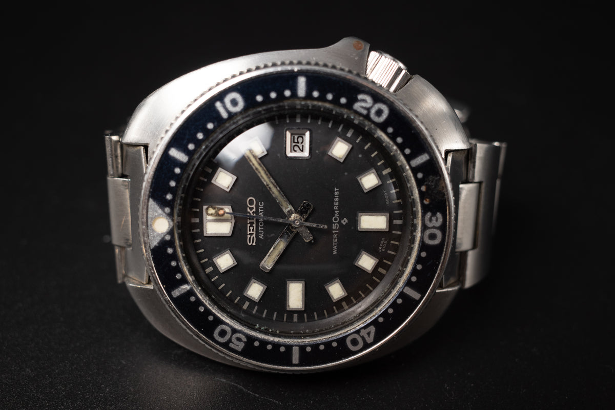 Vintage 1970's Mens Seiko Divers 6105 8119T "Captain Willards", Wrist Watch