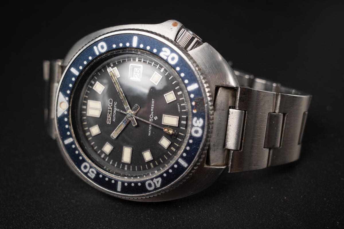 Vintage 1970's Mens Seiko Divers 6105 8119T "Captain Willards", Wrist Watch