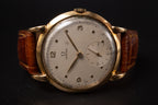 Omega 18K Solid Gold Jumbo Cal 260 Manual Wind Mens Wrist Watch RARE