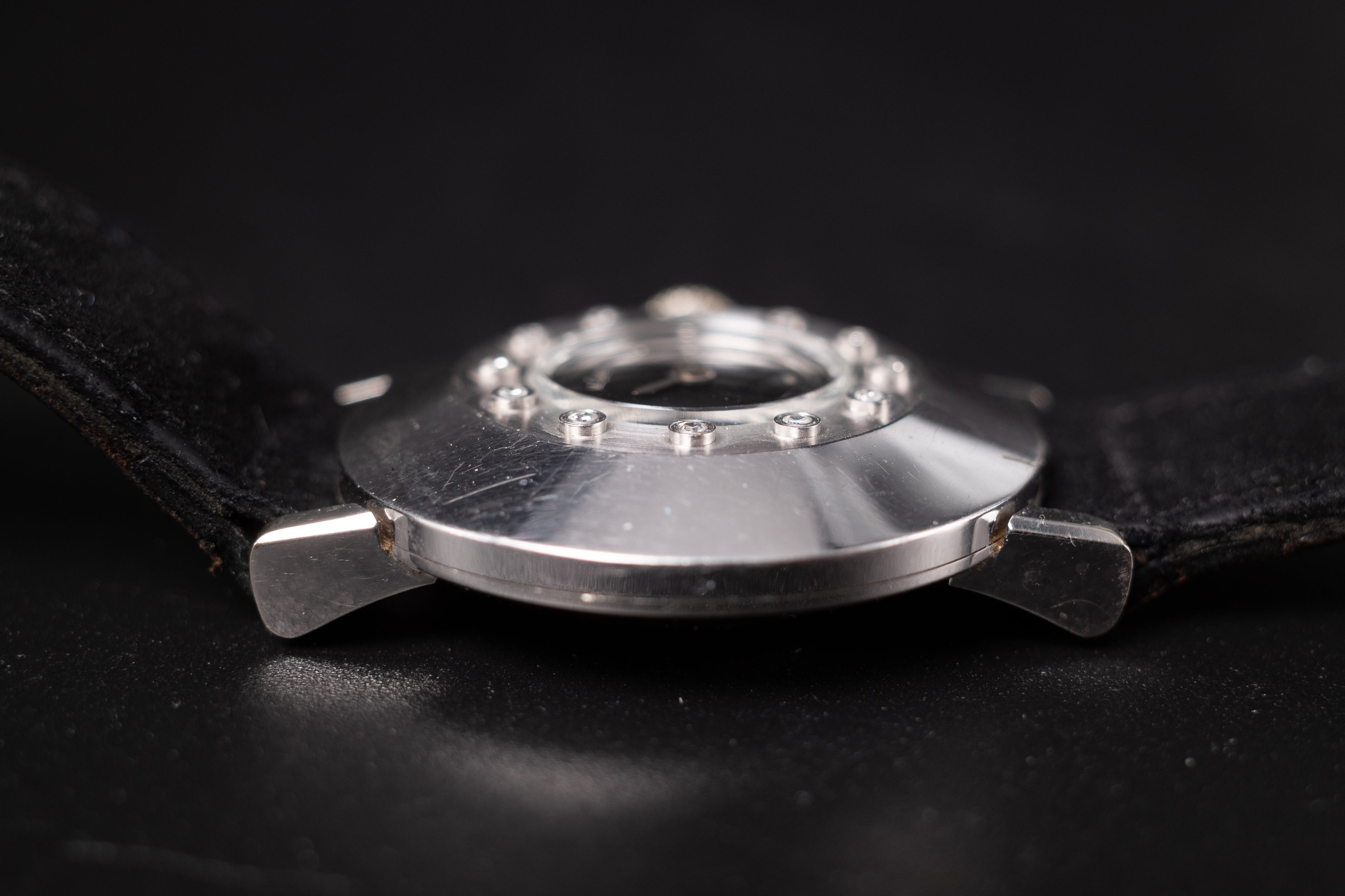 Vintage LeCoultre 14KWG Beau Brummel Unisex Dress Watch from the 60s W/ Diamonds