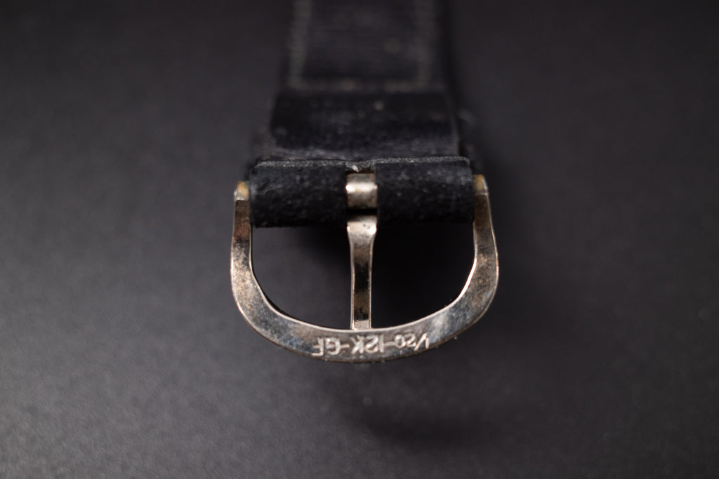 Vintage LeCoultre 14KWG Beau Brummel Unisex Dress Watch from the 60s W/ Diamonds
