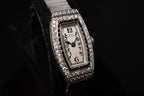 Vintage Patek Phillipe Ladies Tank Art Deco Diamond and Sapphire Bezel VERY RARE