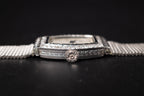 Vintage Patek Phillipe Ladies Tank Art Deco Diamond and Sapphire Bezel VERY RARE