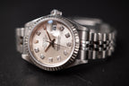 Rolex 79174 Ladies Datejust Fluted Bezel Original Diamond Dial W/Box + Manual