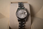 Rolex 79174 Ladies Datejust Fluted Bezel Original Diamond Dial W/Box + Manual