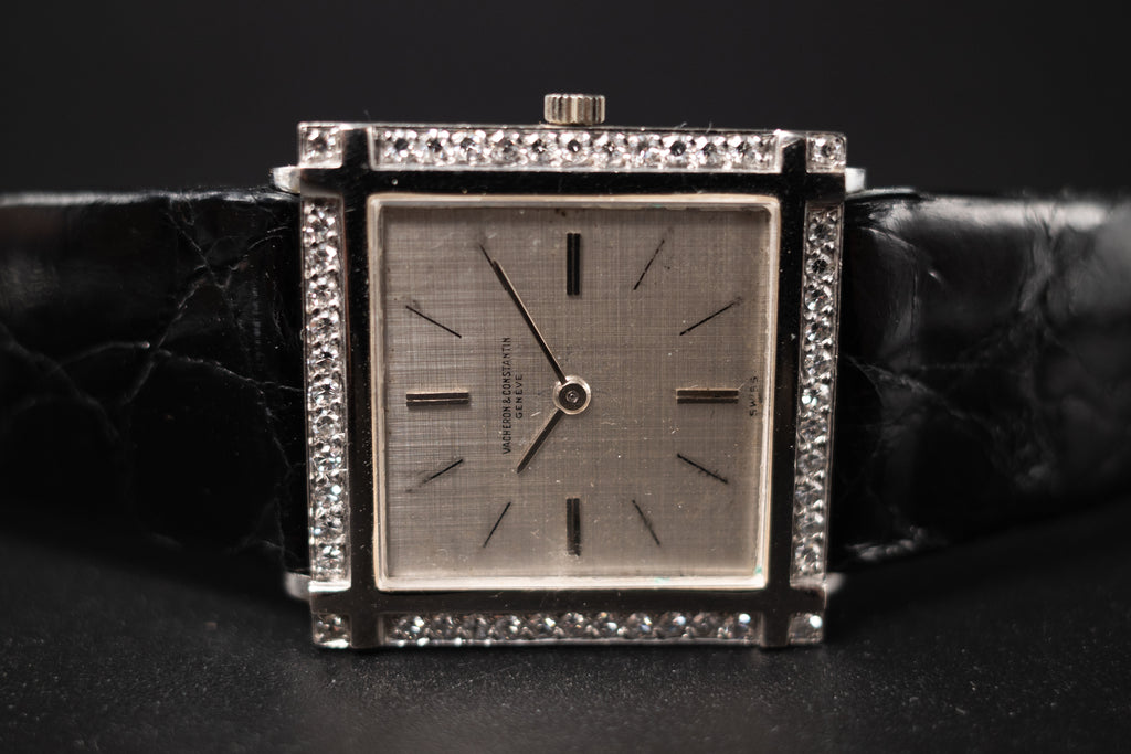 Vacheron Constantin Vintage Diamond Set 18KWG Manual Dress Watch Swiss Ref. 6783