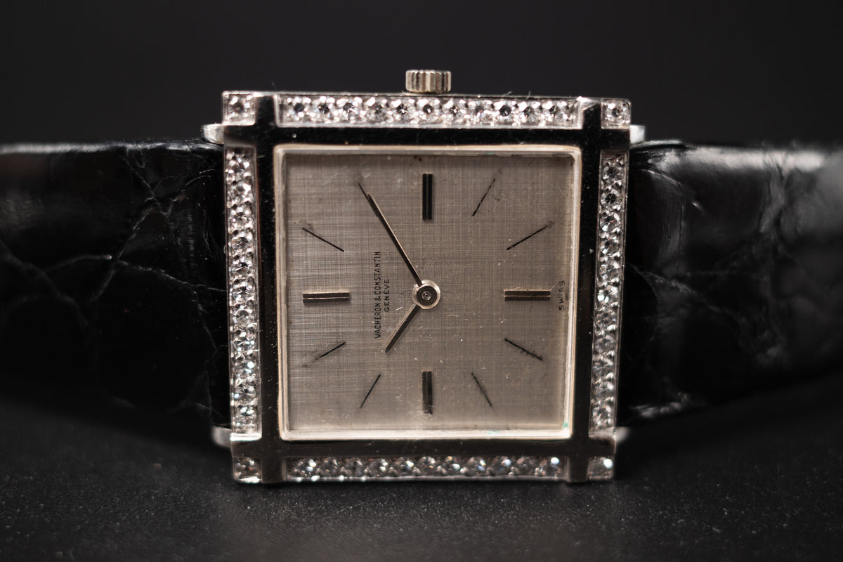 Vacheron Constantin Vintage Diamond Set 18KWG Manual Dress Watch Swiss Ref. 6783
