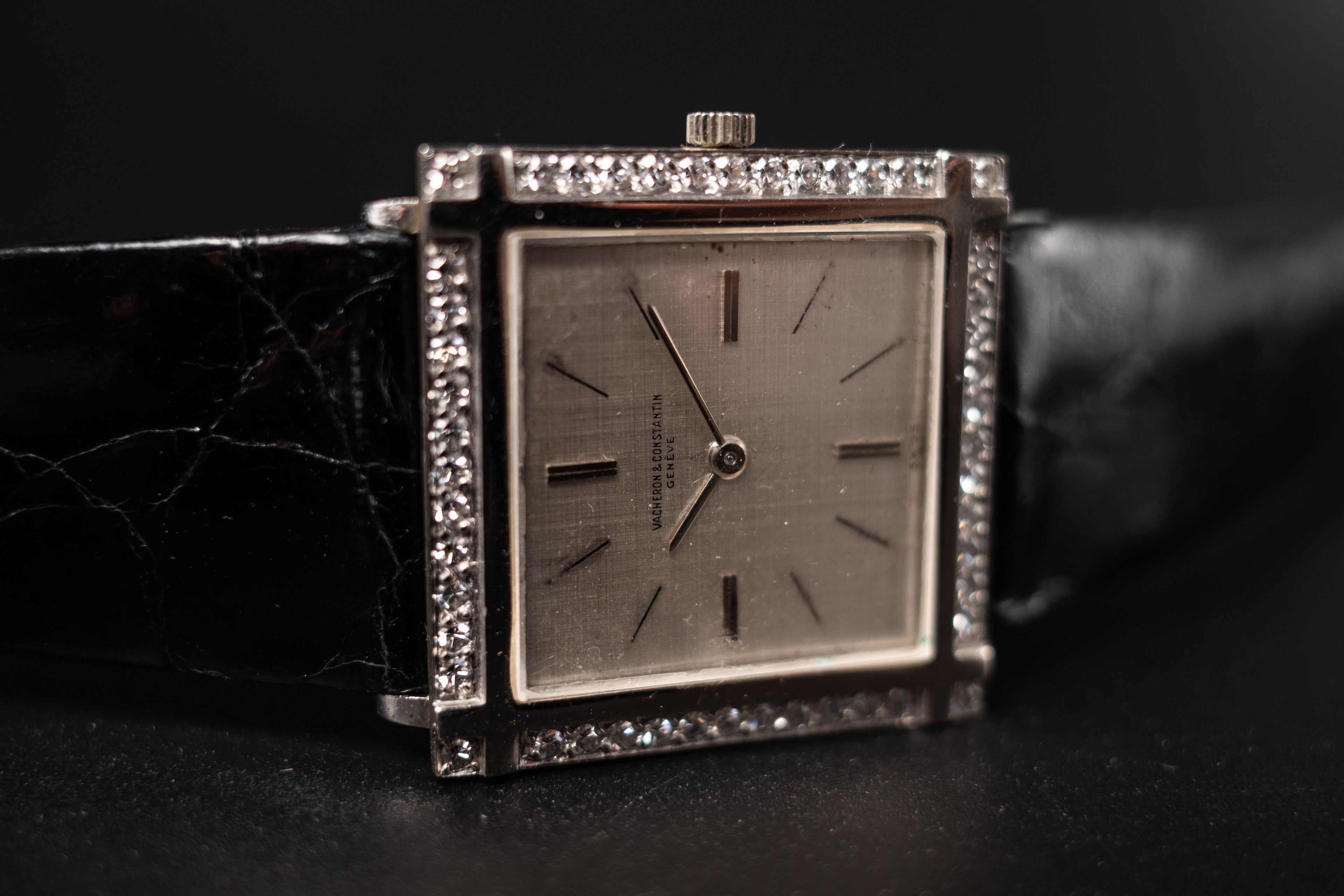 Vacheron Constantin Vintage Diamond Set 18KWG Manual Dress Watch Swiss Ref. 6783