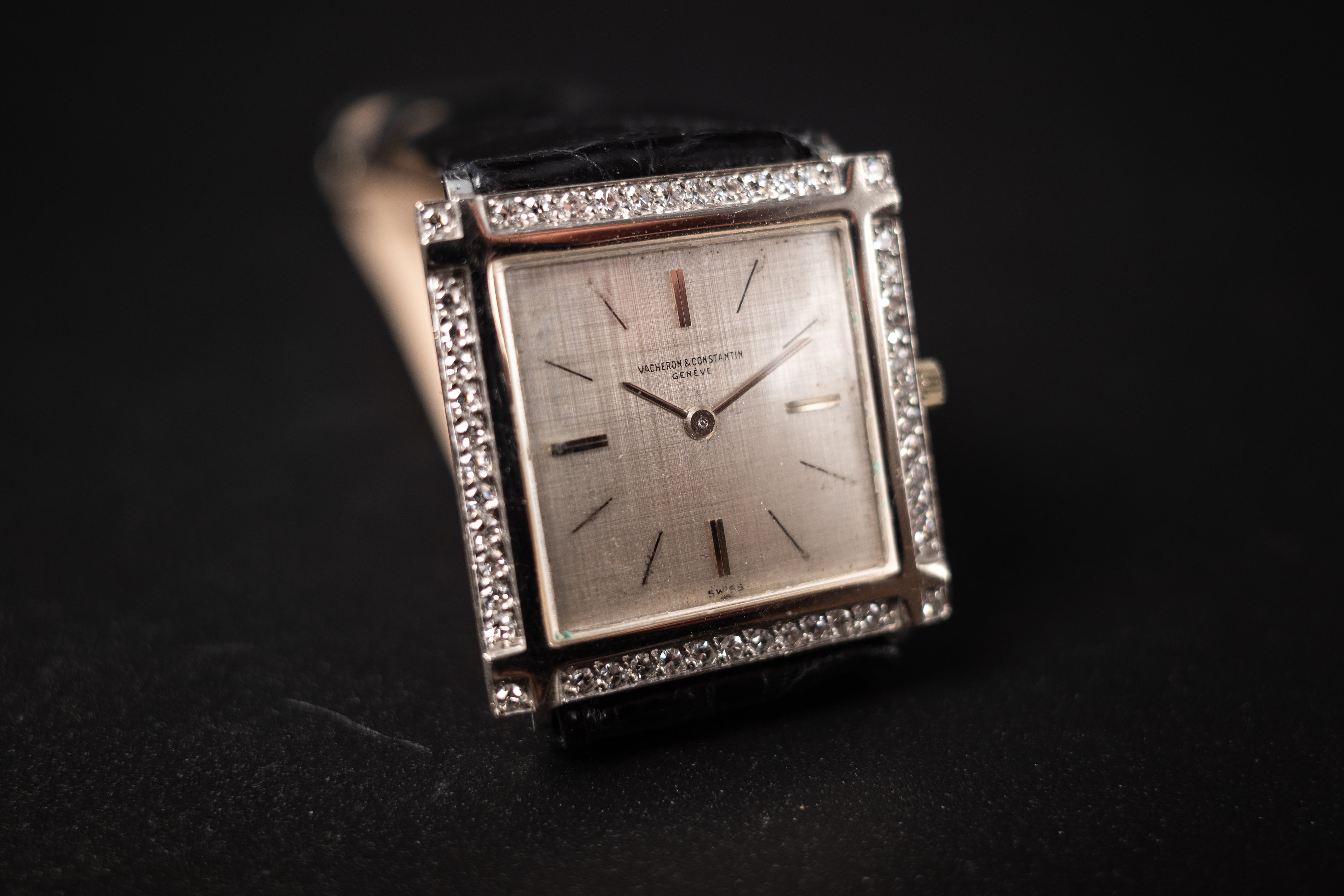 Vacheron Constantin Vintage Diamond Set 18KWG Manual Dress Watch Swiss Ref. 6783