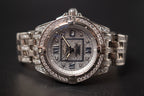 Breitling 18KWG Cockpit Lady J7135649 Factory Diamond Full Set Limited 5 Pieces