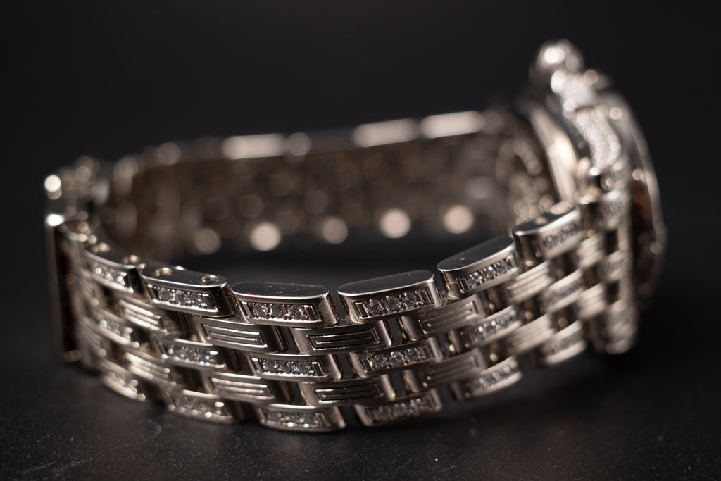 Breitling 18KWG Cockpit Lady J7135649 Factory Diamond Full Set Limited 5 Pieces