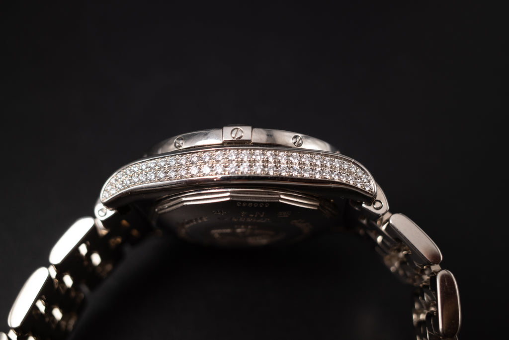 Breitling 18KWG Cockpit Lady J7135649 Factory Diamond Full Set Limited 5 Pieces