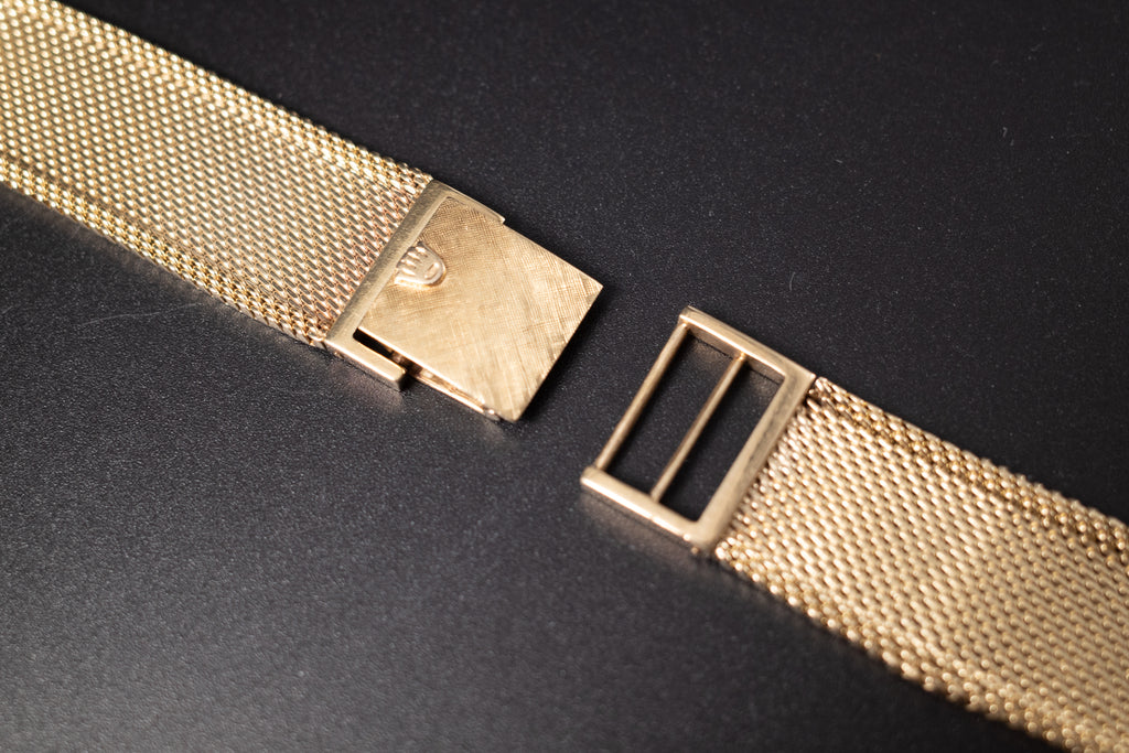 Vintage Rolex 14KYG Original Bracelet Clasp Very Rare 17mm